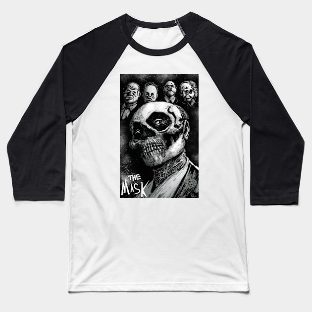 Twilight Zone The Mask Baseball T-Shirt by DougSQ